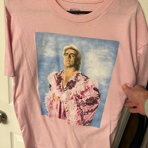 WWE Pink Ric Flair Graphic T-Shirt